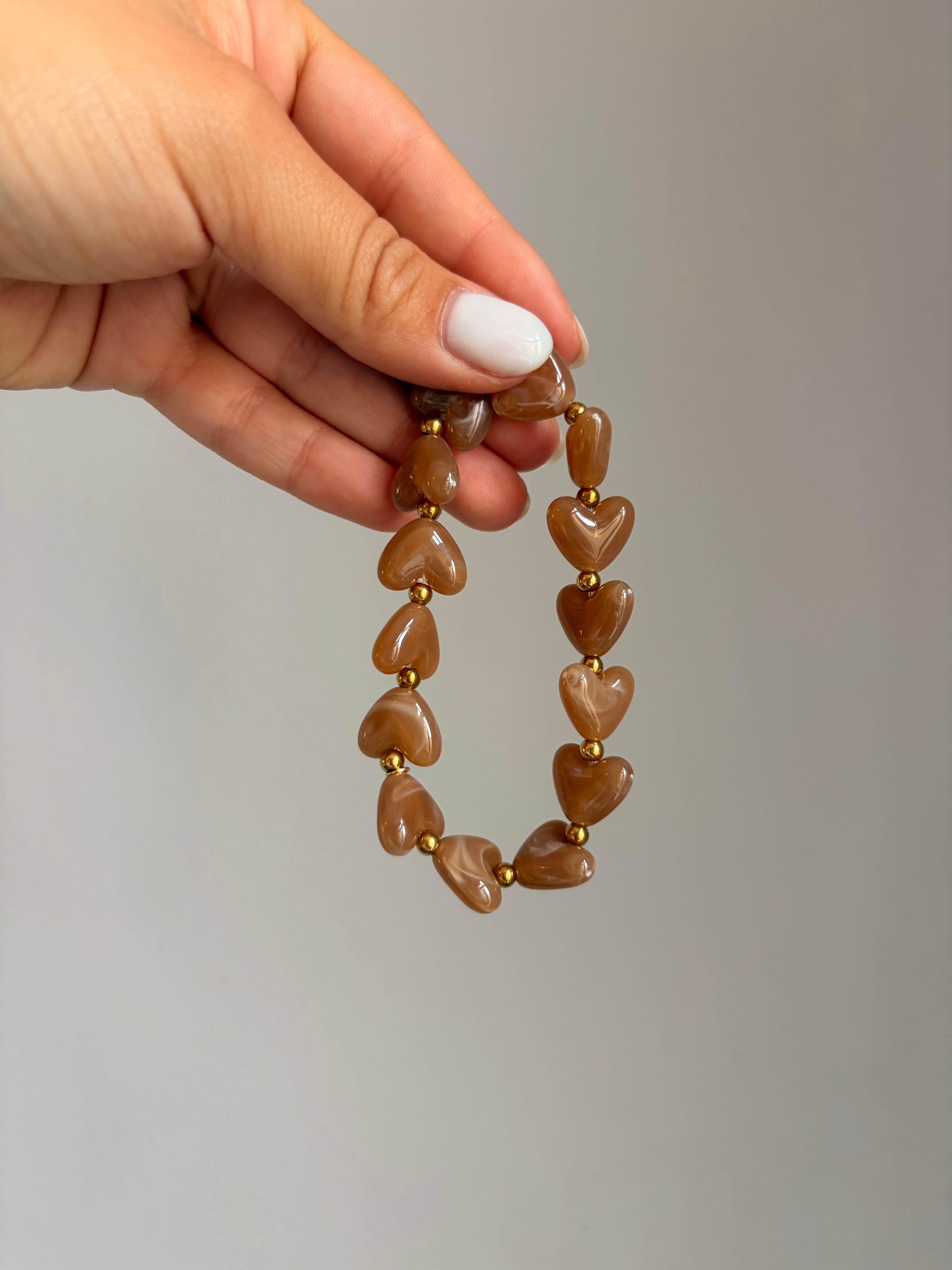 Armband | Cherie | Licht bruin
